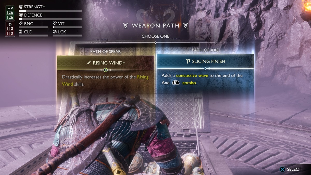 God of War Ragnarok Valhalla Weapon Path